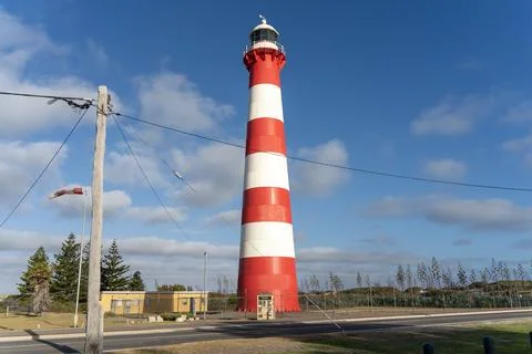 Point Moore Lighthouse in Geraldton Stock Photos