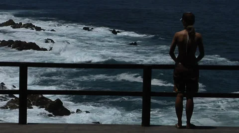 The point Mossel Bay Vídeo Stock 34296355