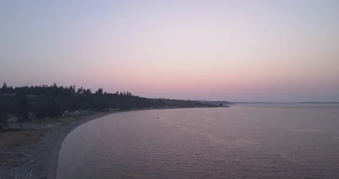 Point No Point Washington State 4 Video stock 171905474