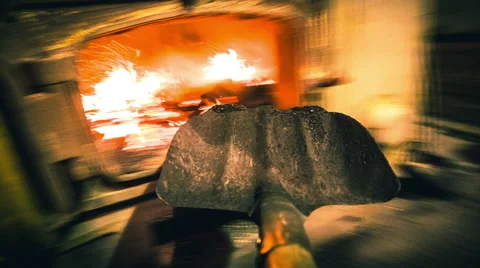 Point og view of Coal boiler Stock Footage 60267154