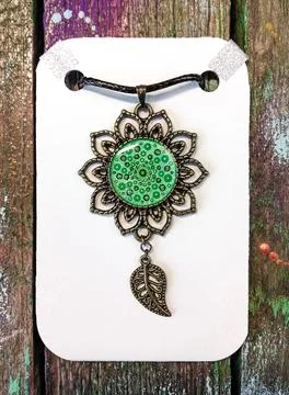Point painted pendant Stock Photos