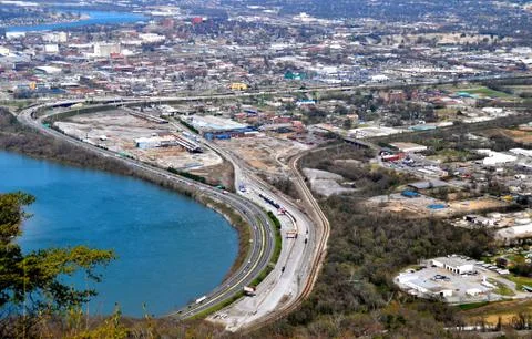 Point park overlook Fotos Stock
