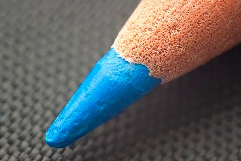 Point of pencil closeup macro Stock Photos