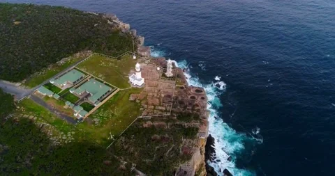 Point Perpendicular Lighthouse Stock Footage 199949778