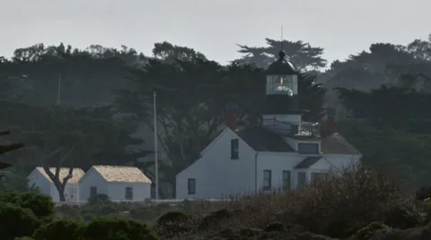 Point pinos lighthouse Stock Footage 34682017