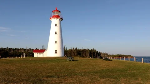 Point Prim Lighthouse in Prince Edward Island Видео 88515491