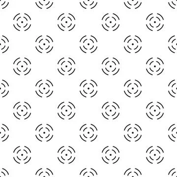 Point radar pattern seamless vector Illustrazione stock