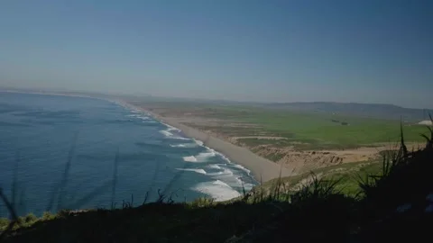 Point Reyes Waves Crashing Video stock 255242226