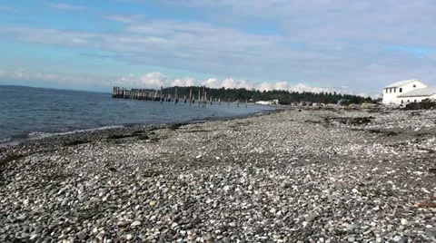 Point Roberts Beach Pier Vidéo 12633189