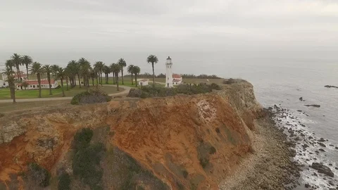 Point san vicente lighthouse 스톡 동영상 89807573