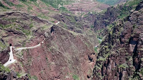 Point Sublime, Var River, Daluis Gorges, Guillaumes, France. 库存影片 134515474