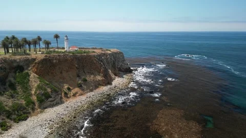 Point Vicente Lighthouse Stock Footage 246149921