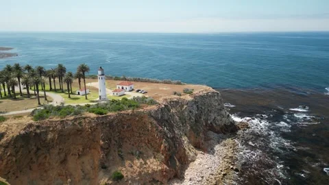 Point Vicente Lighthouse Stock Footage 246149977