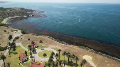 Point Vicente Lighthouse Stock Footage 246150022