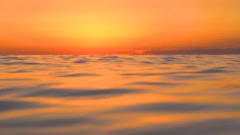 Point of view of amazing sunset over the Mediterranean sea, Croatia. Stock Footage 118086349