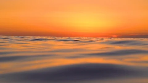 Point of view of amazing sunset over the Mediterranean sea, Croatia. Stock Footage 118086703