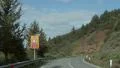 Point of view of driver moving in car on dangerous serpentine road, high speed 4k or 4k+ Resolution