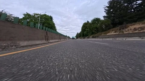 Point of view driving to Multnomah Falls Portland OR USA September 12 2025 Stock Footage 316922598