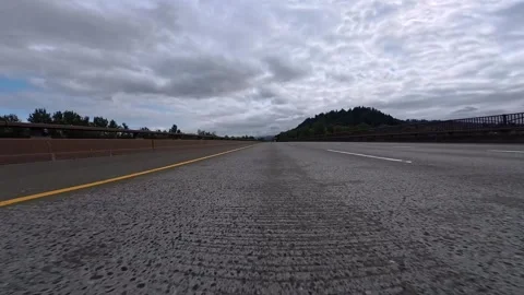 Point of view driving to Multnomah Falls Portland OR USA September 12 2025 Stock Footage 316922600