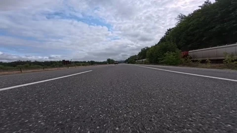 Point of view driving to Multnomah Falls Portland OR USA September 12 2025 Stock Footage 316922602