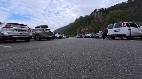 Point of view driving to Multnomah Falls Portland OR USA September 12 2025 Stock-Footage 316922645