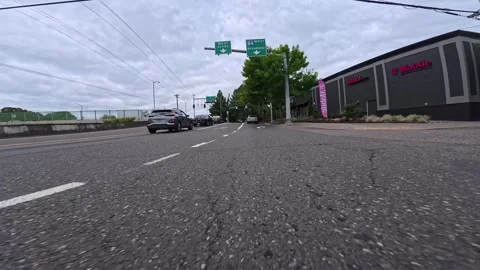 Point of view driving to Multnomah Falls Portland OR USA September 12 2025 Stock-Footage 316922699
