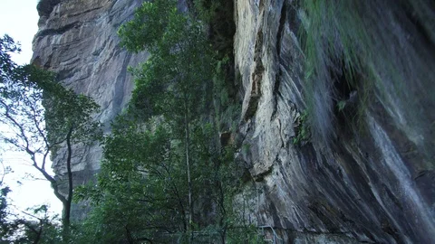 Point of view leisure exploration in Blue Mountain Sydney Stock Footage 85647784