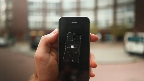 Point Of View Of A Man Checking Phone Tracking Point Stock Footage 127036063