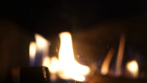 Point Of View Man Rubbing Hands in front of Burning Fireplace POV warming cold Stock Footage 114005435