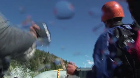 Point of View Rafting 動画素材 54601310