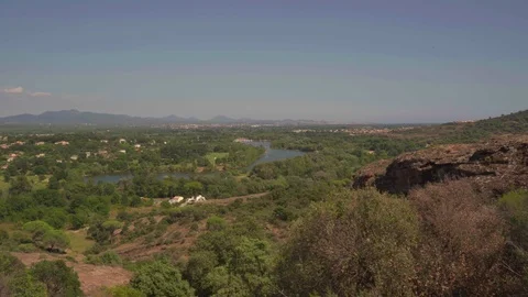 Point of view on a rock Stock Footage 94216469