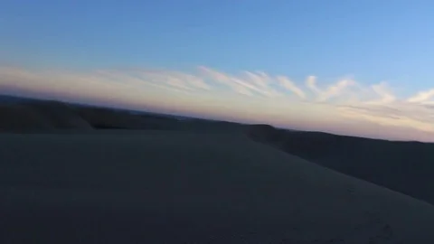 Point of view  Run through the dunes Stock Footage 71810258