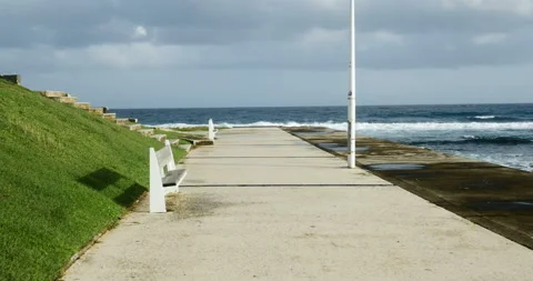 Point of view shot during windy walk with clouds. storm is coming bringing rain Stock Footage 103291234