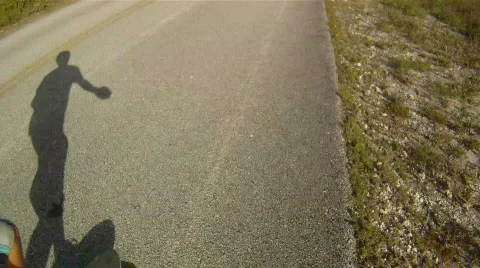 Point of View: Skateboarder Stock Footage 781757