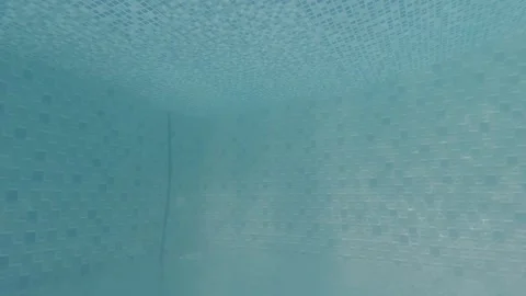 Point of view slow motion 240 fps shot of a person jumping into a pool Stock Footage 318918191