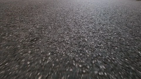 Point of view of a speeding car over asphalt. Speed road flight Stock Footage 132302608