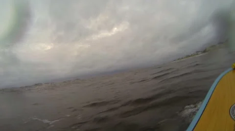 Point of view of surfer Video stock 42543336