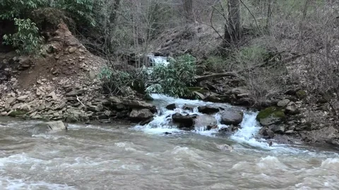 Point of View Waterfall Flowing Into a River Vidéo 152102450
