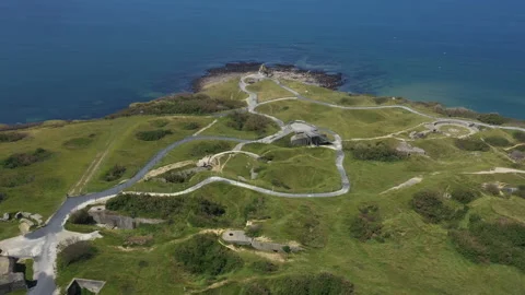 Pointe du Hoc, Normandy Stock Footage 131168894
