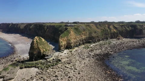 Pointe du Hoc, Normandy Stock Footage 131169250