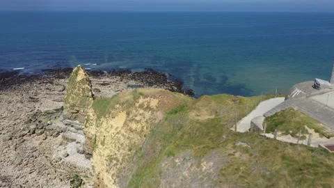 Pointe du Hoc, Normandy Stock Footage 131169259
