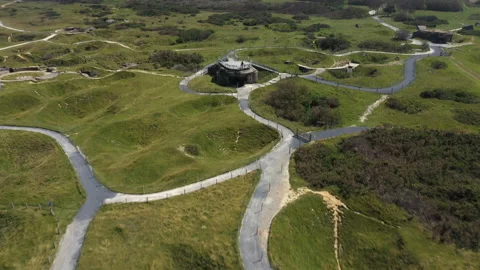 Pointe du Hoc, Normandy Video stock 131169288
