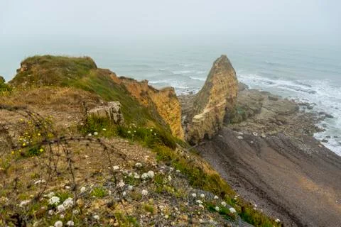 Pointe du hoc Stock Photos
