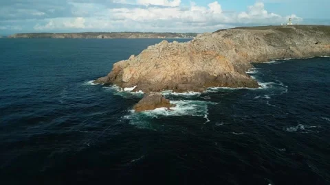 Pointe du raz 2 Stock Footage 268605474