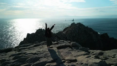 Pointe du raz 3 Stock Footage 268605488