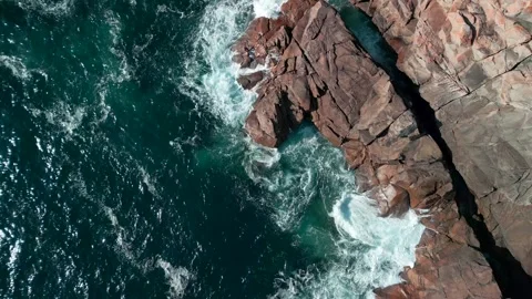 Pointe du raz 7 Stock Footage 268605880