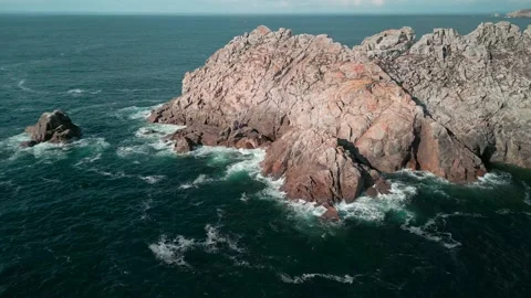Pointe du raz 8 Stock Footage 268605879