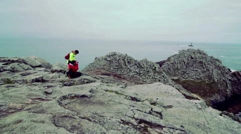 Pointe du raz 動画素材 43660805