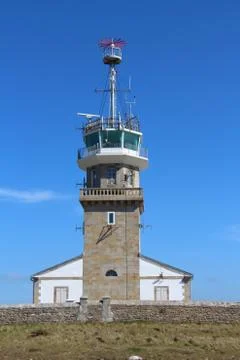 Pointe du Raz semaphore Stock Photos