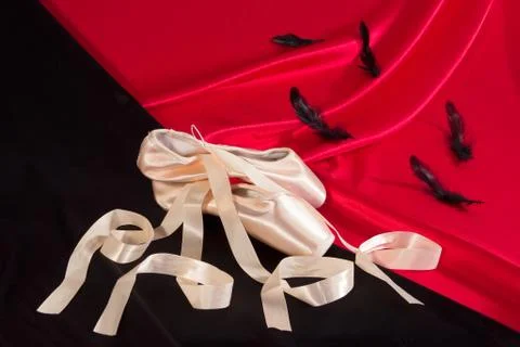 Pointe shoes Stock Photos